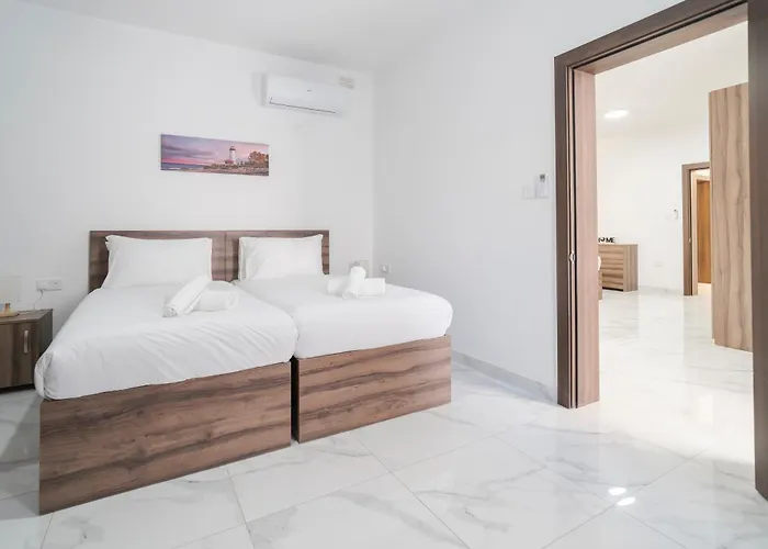 Lejlighed Relaxed 2br With Backyard & Balconies,tarxien Żabbar